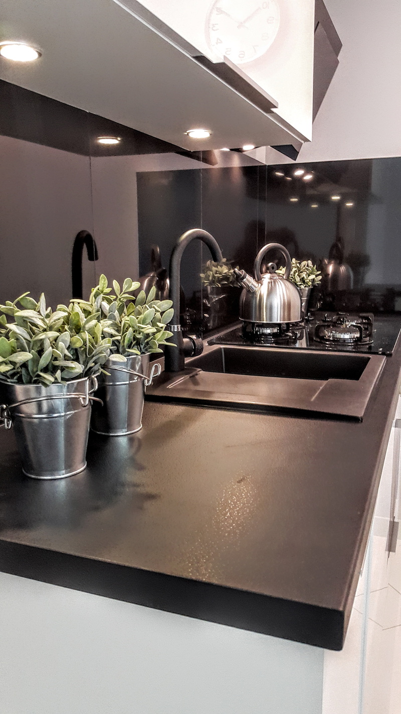 apartment, home showcase interior, kitchenette, home, interior design, residential interior, alloy, indoors, luxury, stainless steel, modern, domestic room