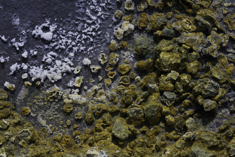 nature, textured, travel, pattern, rock, crater, thermal, formation, outdoor, hot springs, day, volcano, detail, water, close-up, beach, close up, high angle view