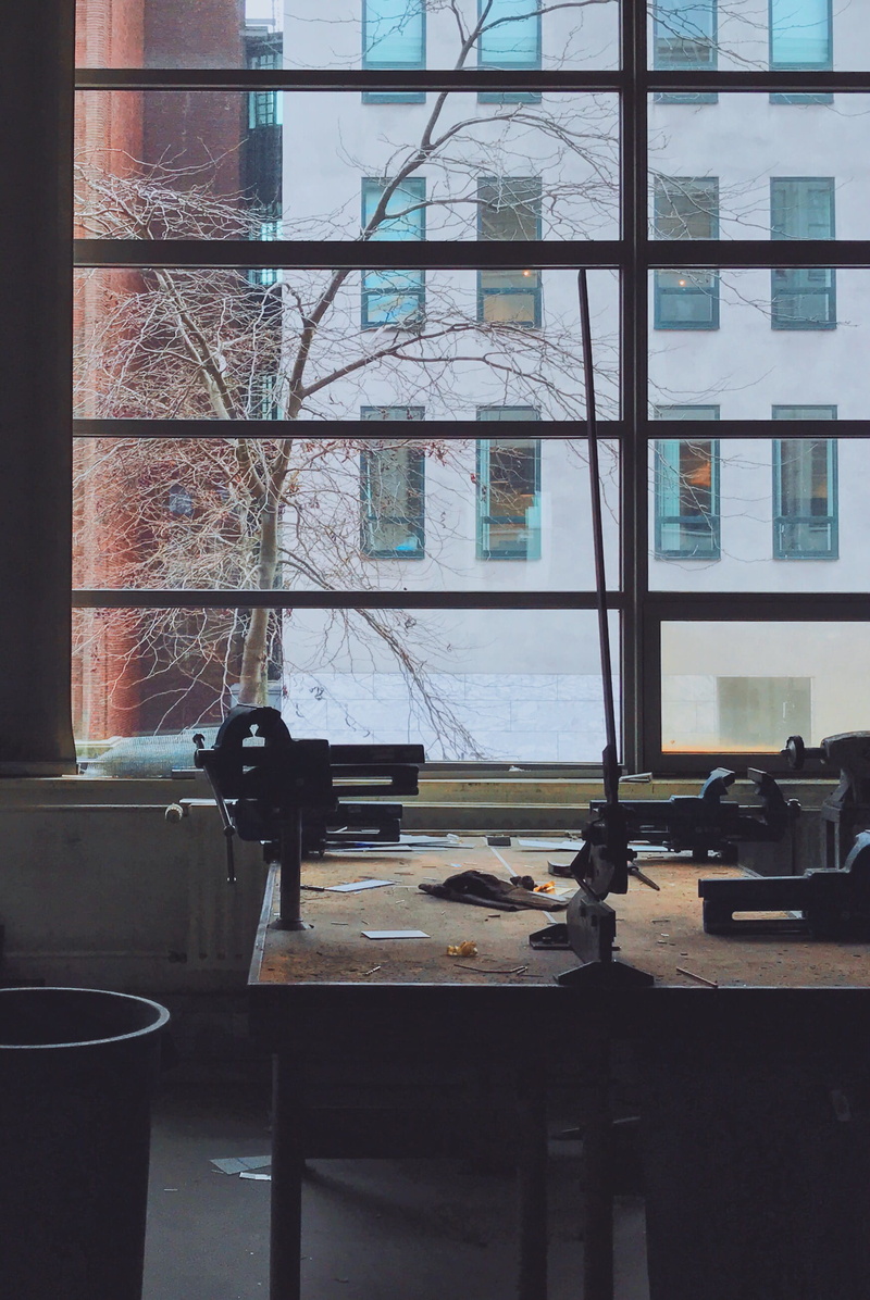 indoors, building, city, modern, window, transparent, sitting, glass - material, glass, clamp, photography themes, built structure, table, view, vise, wooden