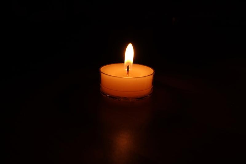 candlelight, atmosphere, glowing, studio shot, burn, mood, single object, burning, wick, black background, candlestick, wax candle, candles, romantic, close-up