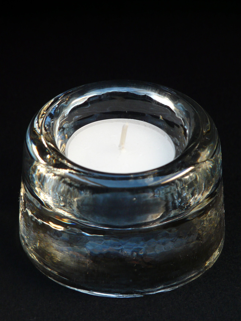 high angle view, crockery, windlight, purity, black Color, single object, drinking glass, household equipment, transparent, 2K, candlestick, close-up