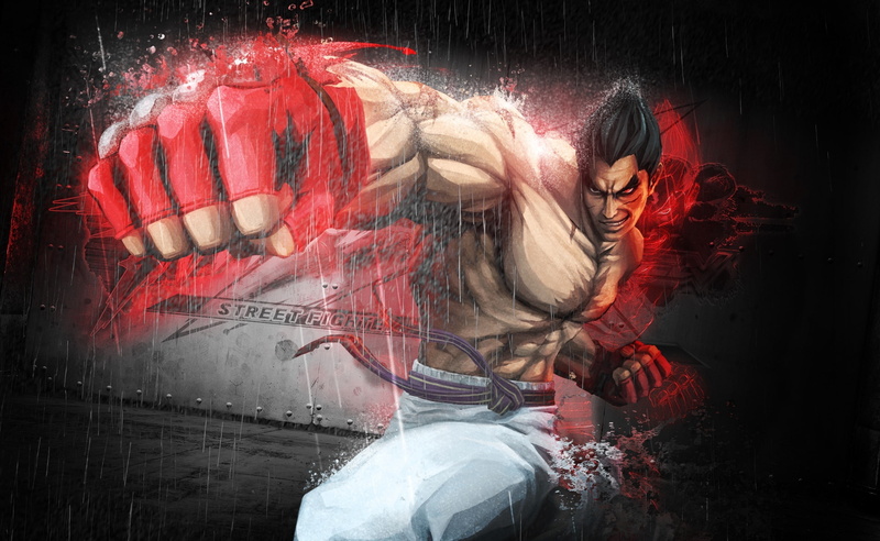 one person, Games, real people, motion, young adult, hair toss, women, creativity, adult, headshot, Street Fighter, 2K, hd, mishima, red, females