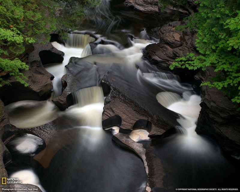 720P, National Geographic, nature, waterfall