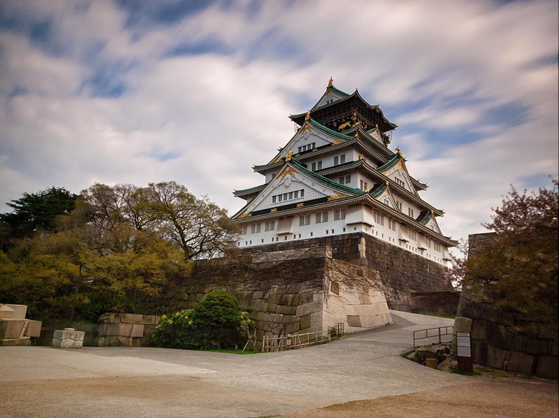 osaka castle, 2K