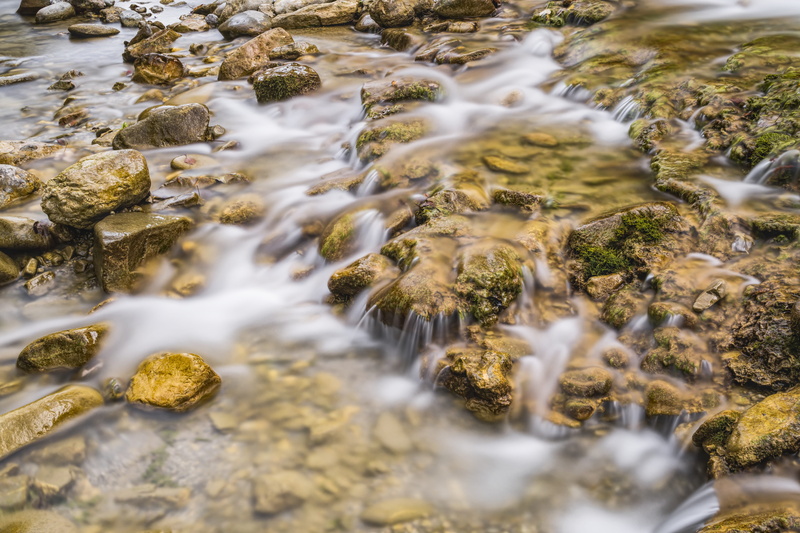mountains, mood, rock, alpine, day, soft, quiet, bach, flowing, motion, blurred motion, flow, autumn, beauty in nature, cold, stones, no people, nature