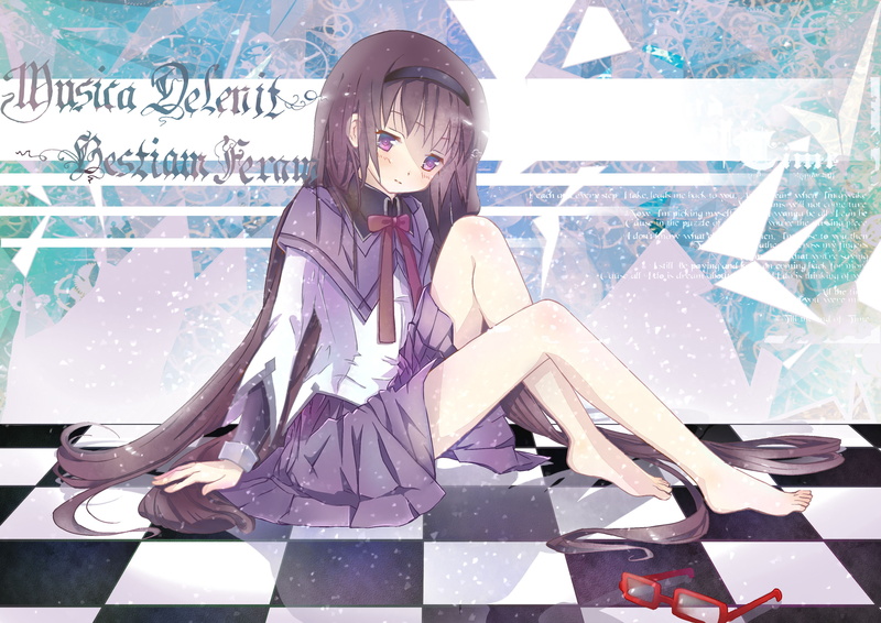 Puella Magi Madoka Magica, 2K, Anime, Homura Akemi