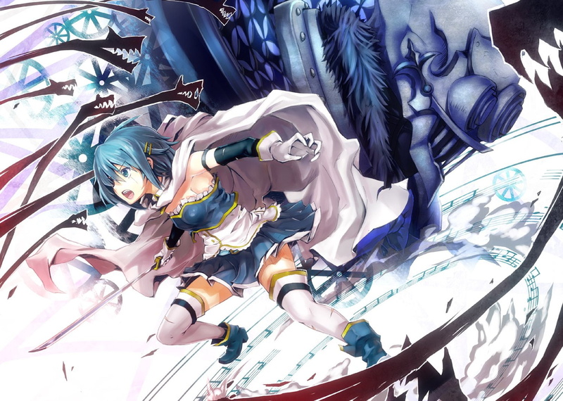 Anime, Puella Magi Madoka Magica, Sayaka Miki, 720P
