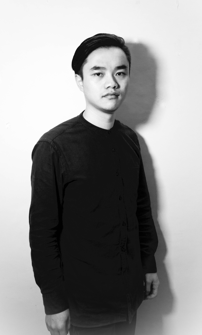 three quarter length, smiling, leisure activity, casual clothing, jiang, young men, jeong, teenager, waist up, studio shot, front view, looking at camera