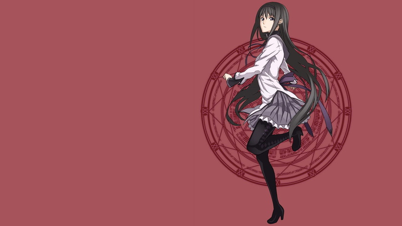 puella, madoka, black, 1080P, homura akemi, girl, anime, akemi, illustration, magi, puella magi madoka magica, homura, magica, 1920x1080, hair