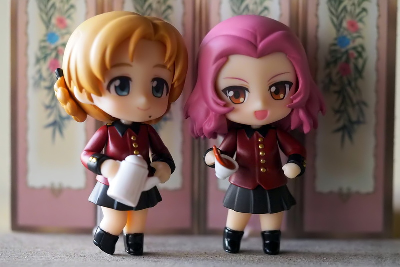 4K, cartoon, uniform, cute, female, japanese, close-up, pink color, art and craft, television, rosehip, young, coffee, lovely, anime, orange, doll, indoors