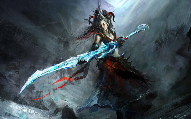 dancer, girl, fantasy, 2012, 3d and abstract, picture, sword, 1080P