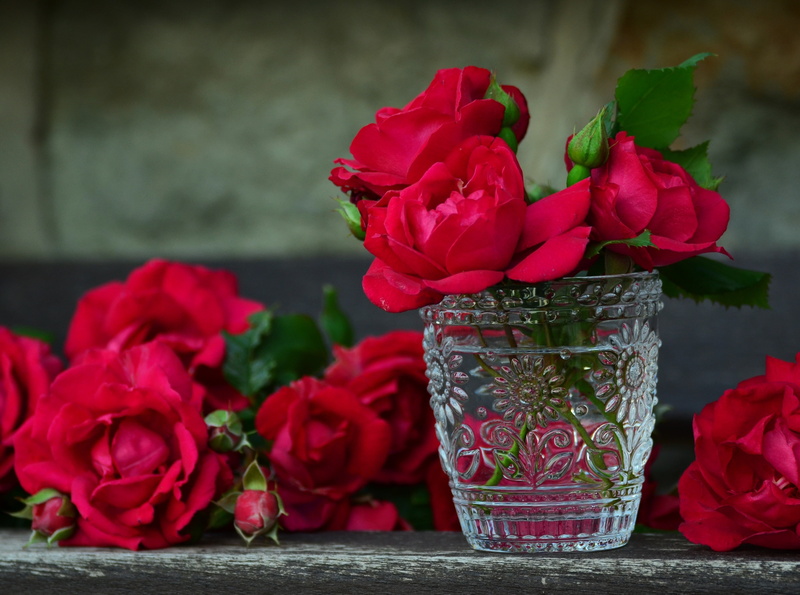 Love, 4K, Beauty, greetingcard, beauty in nature, thankyou, pink color, fresh, bouquet, rose, no people, Garden, flower, red, fragility, Holidays, petal