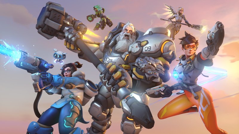 Video Game, Mei (Overwatch), Mercy (Overwatch), Reinhardt (Overwatch), 4K, Tracer (Overwatch), Lúcio (Overwatch), Overwatch 2