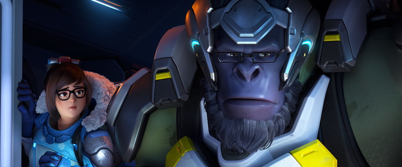 Mei (Overwatch), Winston (Overwatch), Overwatch 2, 4K, Video Game