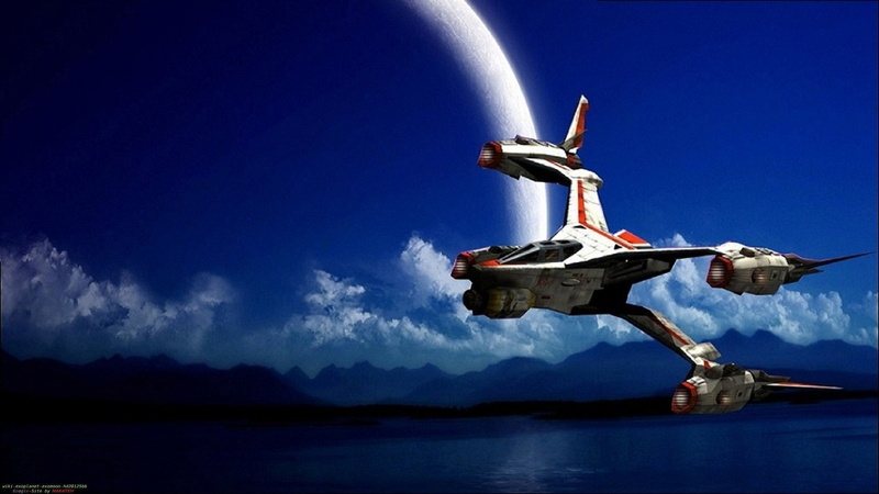 Planet, Moon, Babylon 5, Spaceship, 1080P, TV Show, People