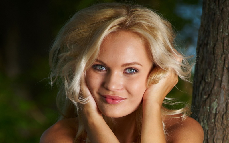 2K, lips, eyes, Talia Cherry, women