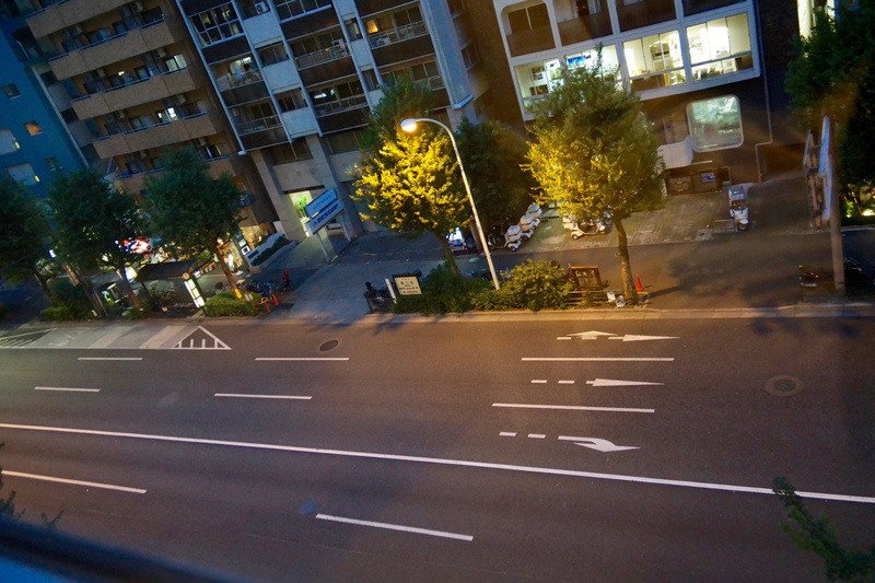 marking, symbol, illuminated, city life, road, street, architecture, night, city, road marking, transportation, sign, 5K, tree, japan, shinjuku-ku, building exterior