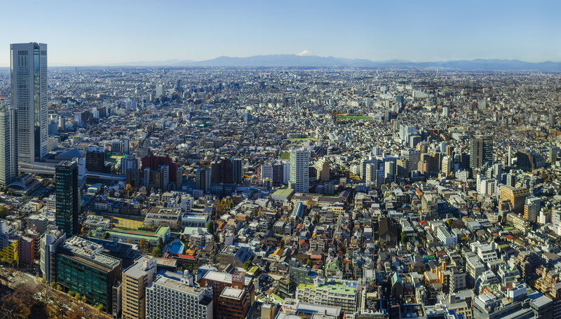 crowd, building, residential district, shinjuku-ku, tokyo metropolitan government building, crowded, financial district, outdoors, skyscraper, 2K, tall - high