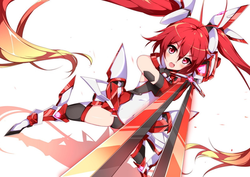 480P, redhead, Ore Twintail ni Narimasu, Mitsuka Souji, anime girls, anime