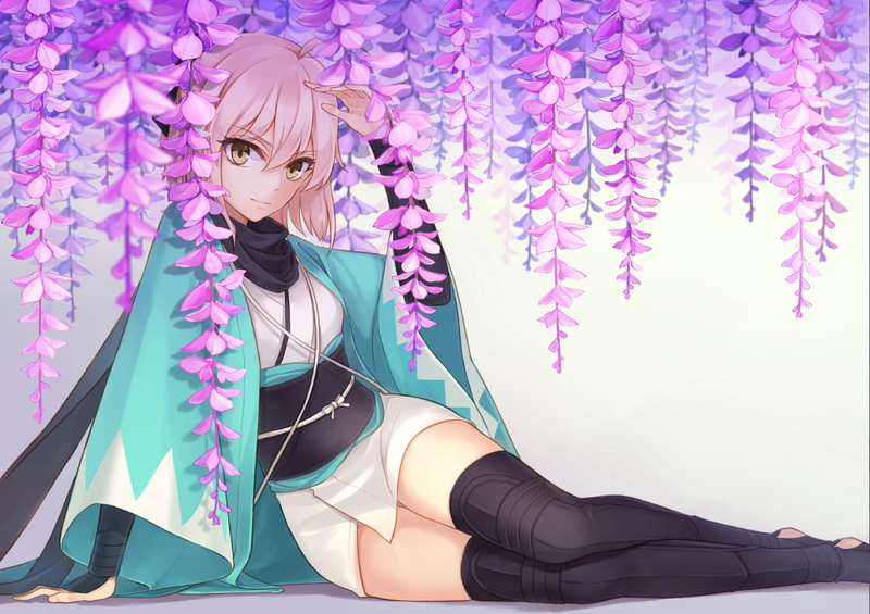 hair, beautiful woman, young adult, looking at camera, glasses, Sakura Saber, Saber (Fate Series), front view, lifestyles, portrait, 720P, Fate/KOHA-ACE