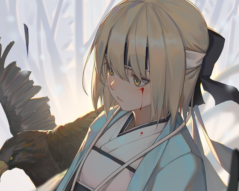 1080P, Fate Series, Sakura Saber, Saber (Fate Series), Fate/KOHA-ACE