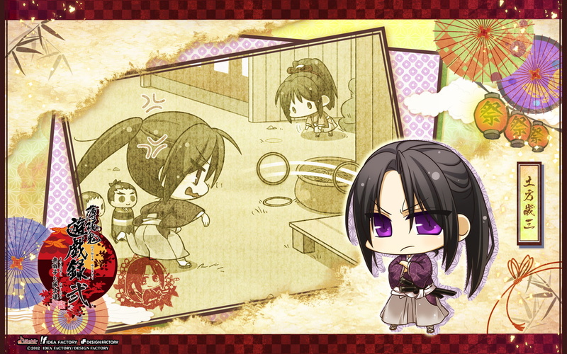 chibi, shinsengumi, kitan, hakuouki, hijikata, toshizou, 1080P