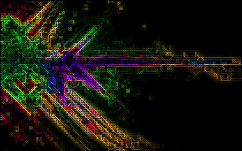 multi colored, water, motion, green, night, colorful, connection, green color, led, digital art, 720P, pattern, lighting equipment, illuminated, long exposure