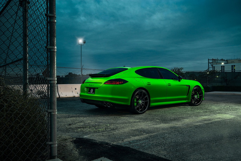 Panamera, Green, 1080P, Tined, Wheels, Rear, Porsche, Rides, Car