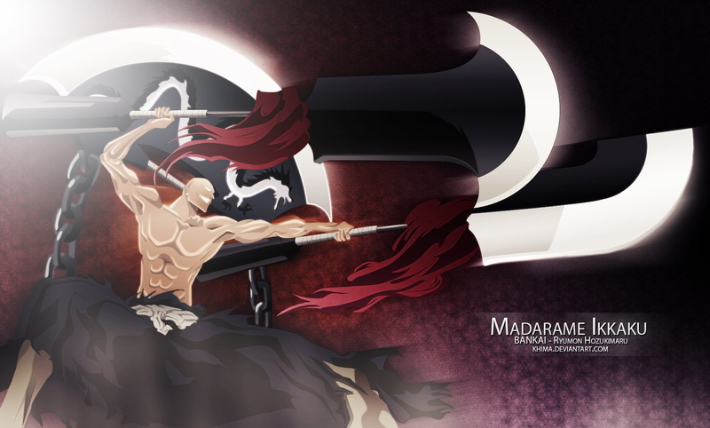 720P, bankai, madarame, bleach, ikkaku