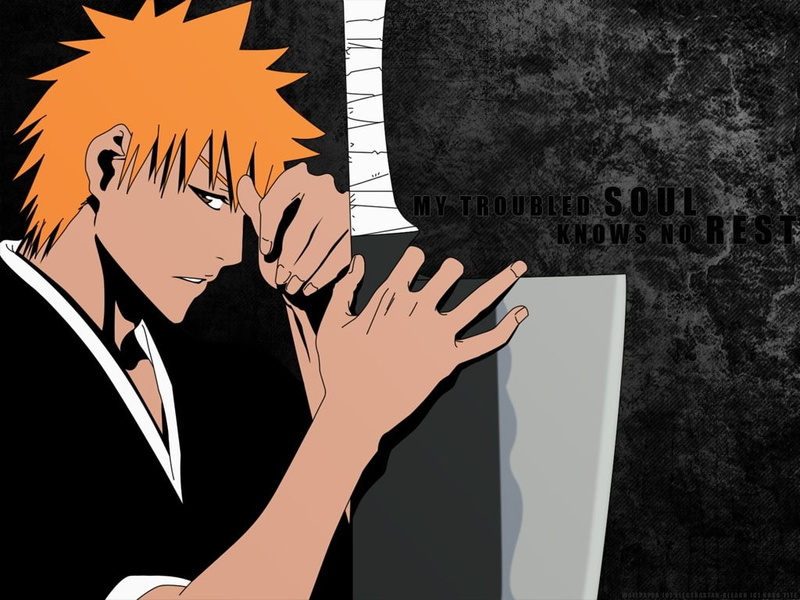 ichigo, bleach, zanpakuto, x, kurosaki, kurosaki ichigo, 480P, hd, anime, art