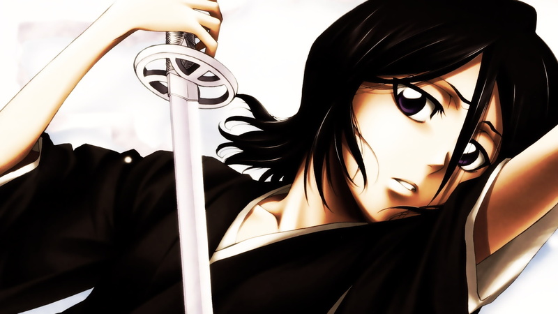 Kuchiki Rukia, rukia, 1080P, zanpakuto, x, art, hd, bleach, anime, kuchiki
