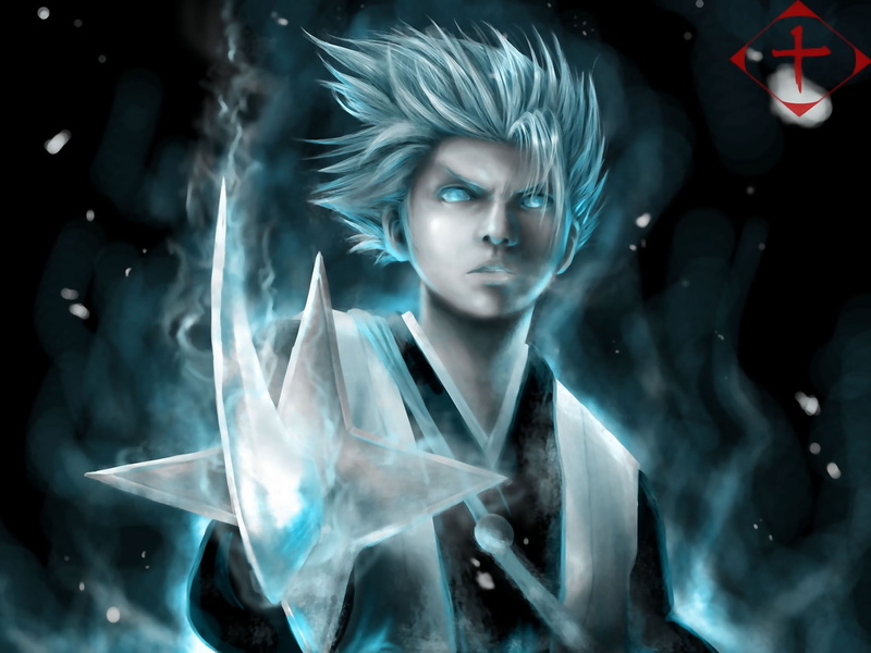 x, hitsugaya, 1080P, hd, Hitsugaya Toshiro, shading, bleach, zanpakuto, toshiro, art, anime, soft