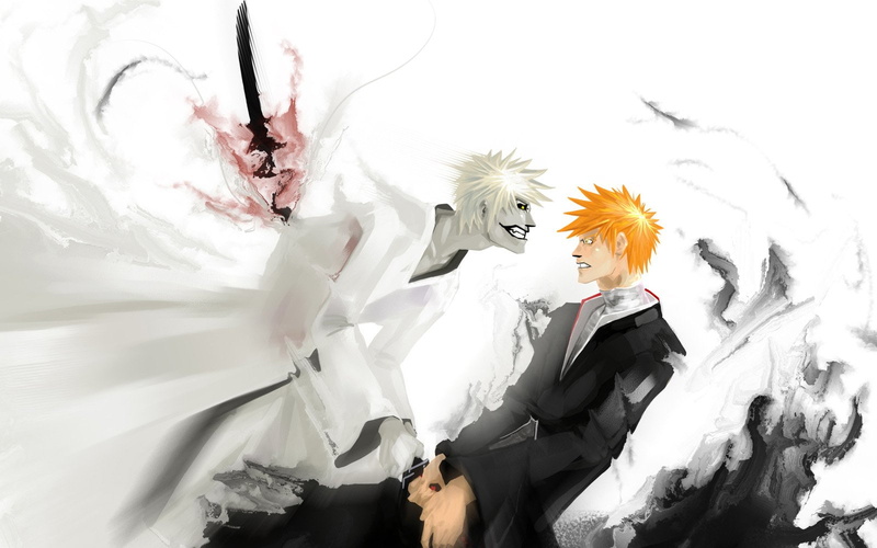 720P, fan, zanpakuto, art, hollow, kurosaki, ichigo, bleach