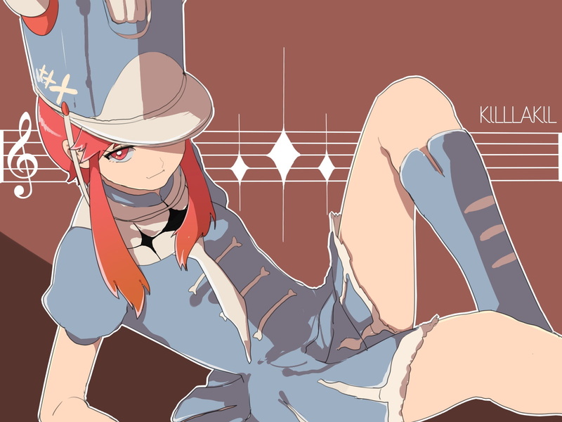 hair, 720P, ichico, hat, nonon, eyes, jakuzure, pink, kill