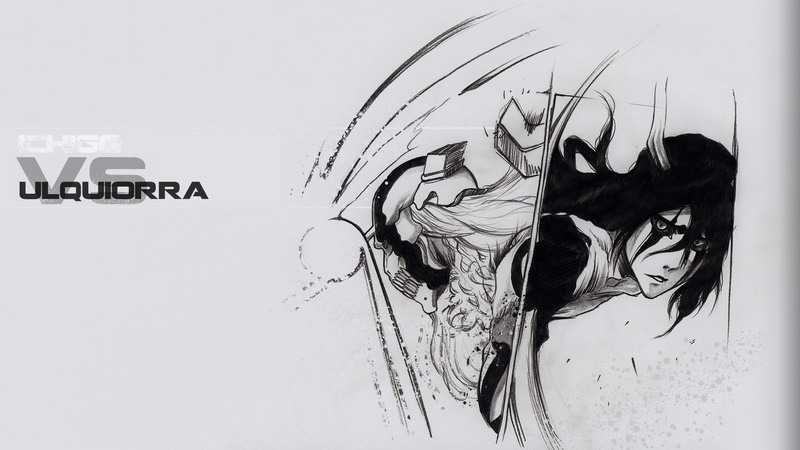 hollow, drawings, art, cifer, hd, anime, ulquiorra, 1080P, ichigo, bleach, x, vastolorde