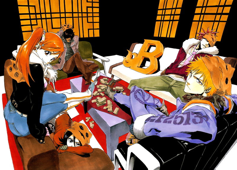 orihime, chad, renji, kurosaki ichigo, yasutora, ichigo, hd, sado, x, kuchiki, art, bleach, rukia, anime, wa, 1080P, abarai, kurosaki, inoue