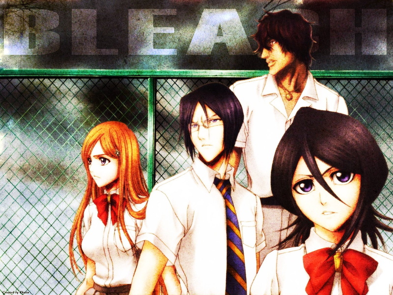 Rukia Kuchiki, Bleach, Orihime Inoue, Uryu Ishida, 720P, Yasutora Sado