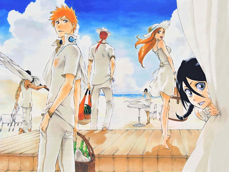 Rukia Kuchiki, Uryu Ishida, Yasutora Sado, Bleach, Ichigo Kurosaki, Renji Abarai, Orihime Inoue, 720P