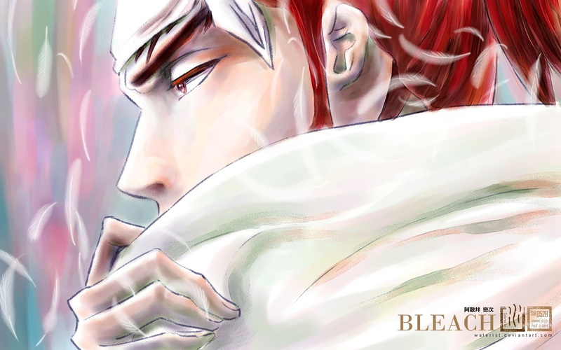 abarai, anime, abarai renji, 720P, renji, bleach, x, hd, art
