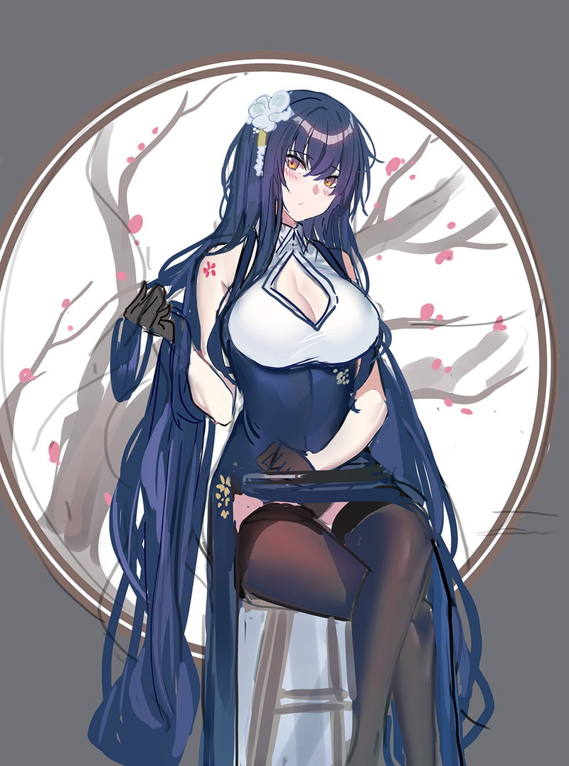 ECHJ, Azuma (Azur Lane), Azur Lane, anime girls, 720P, anime