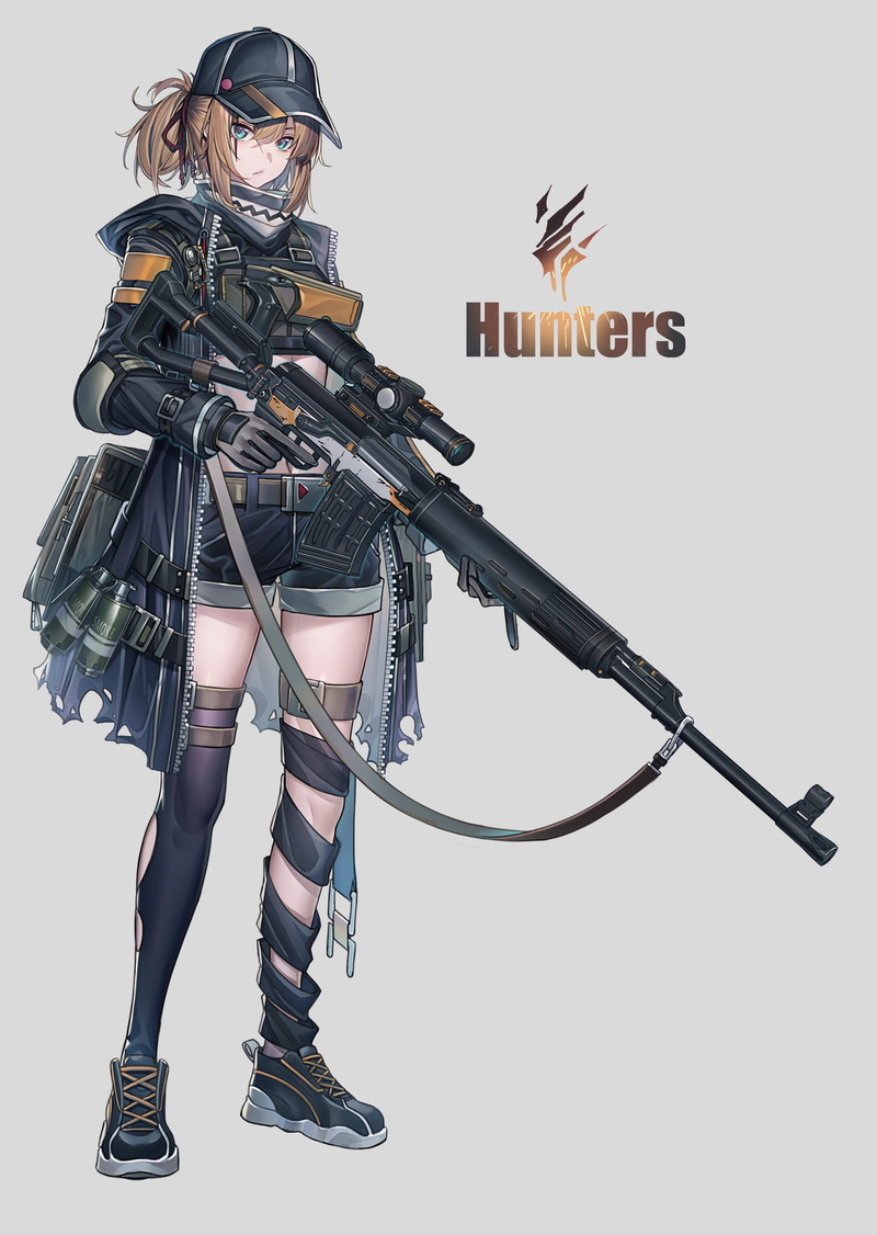 Girl With Weapon, ECHJ, anime, anime girls, 720P