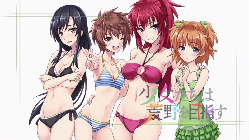 Andō Teruha, Kuroda Sayuki, tachi wa Kouya wo Mezasu, Kobayakawa Yūka, Yūki Uguisu, Shoujo, Anime Girls, 720P