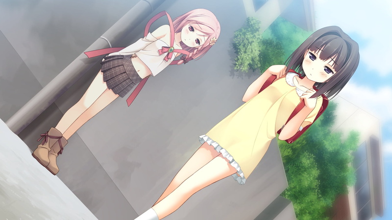kantoku, low angle view, walking, portrait, s, vector, superhero, lifestyles, smiling, cartoon, tree, ayase sayuki, females, young women, sky, futuristic