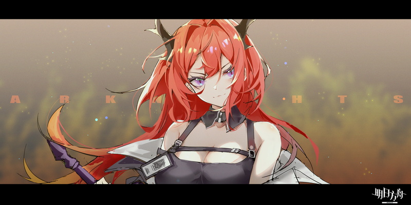 Surtr (Arknights), anime girls, Arknights, 4K, Ximubingo, anime