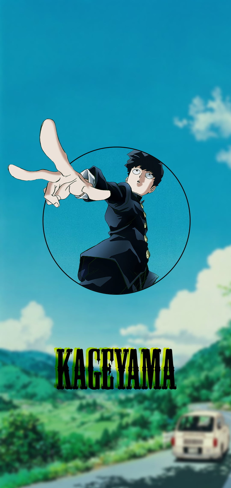 anime, 1080P, anime boys, phone, Mob Psycho 100, Kageyama Ritsu