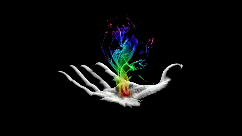 abstract, changing form, no people, copy space, multi colored, 1080P, black background, water, splashing, long exposure, nature, smoke - physical structure
