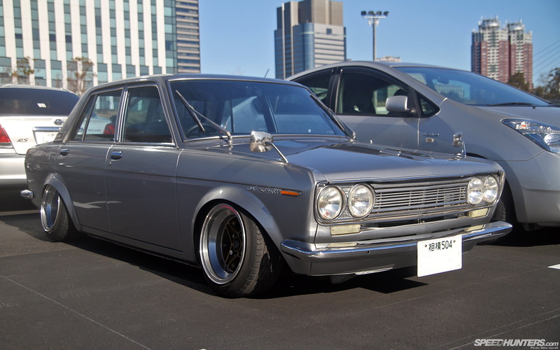 hd, classic, 1080P, car, cars, slammed, datsun