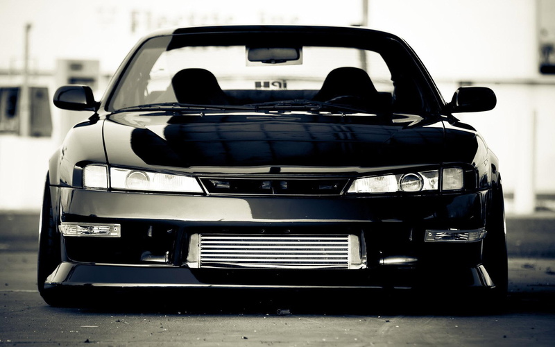 muscle, car, 1920x1200, nissan s14, black, s, cars, 1080P, nissan