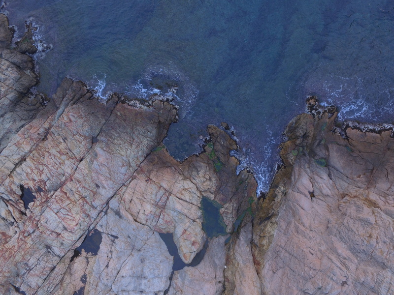  formation, day, beach, costa brava, physical geography, nature, mediterranean, outdoors, high angle view, rock formation, no people, sea, land