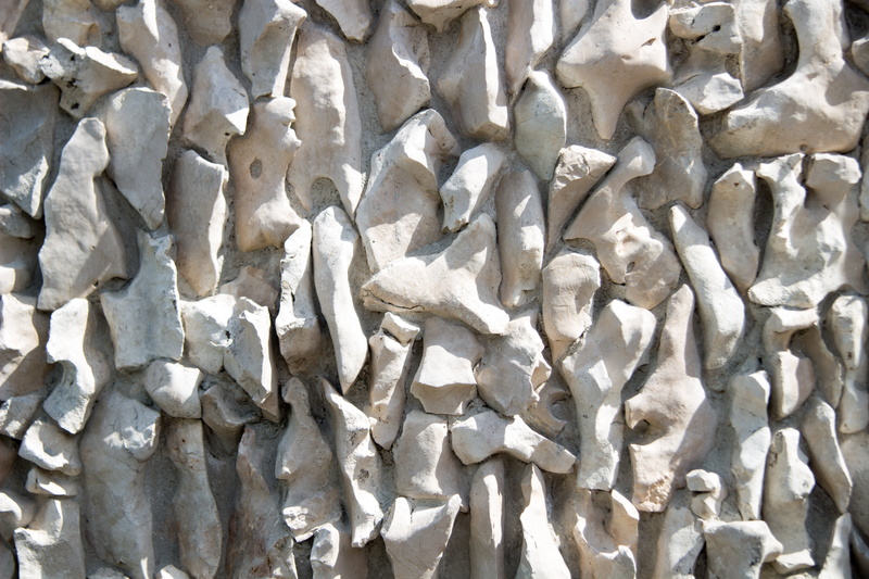 cement von, shiny, silver colored, decorative, barrier, design, outdoors, history, aluminum, the stone background, ornament, scrap metal, solid, large group of objects